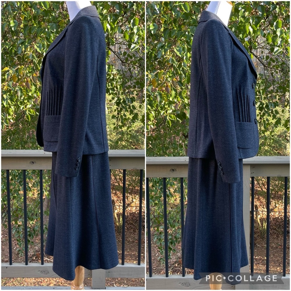 Basler Weekend wool cotton skirt suit size 40 - Picture 4 of 15